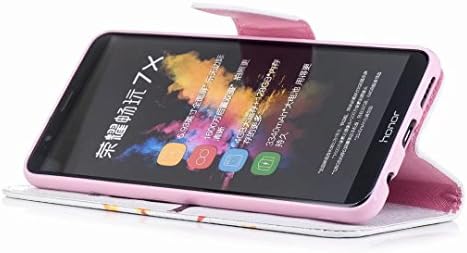 Yiizy Kılıf Kapak ıçin Huawei Onur 7X/ BND-L21 Durumda, Baykuş Tasarım Premium açılır deri kılıf Cüzdan Tampon Ince Hafif Koruyucu