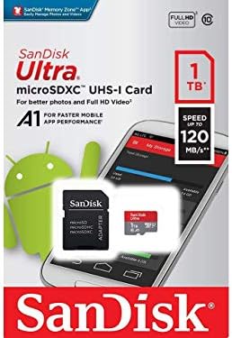 Ultra 1 TB microSDXC Sony E5563 için Çalışır Artı SanFlash ve SanDisk tarafından Doğrulanmış (A1/C10/U1/8 k/120MBs)