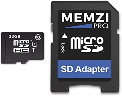 MEMZİ PRO 32 GB Sınıf 10 90 MB/s Micro SDHC Hafıza Kartı SD Adaptörü ile Samsung Galaxy J7 Serisi Cep Telefonları için