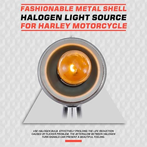 KATUR Motosiklet dönüş sinyal ışığı Bullet Flaşör Göstergesi Evrensel 12 V Gümüş Anodize Amber Gündüz farı Honda Suzuki Kawasaki