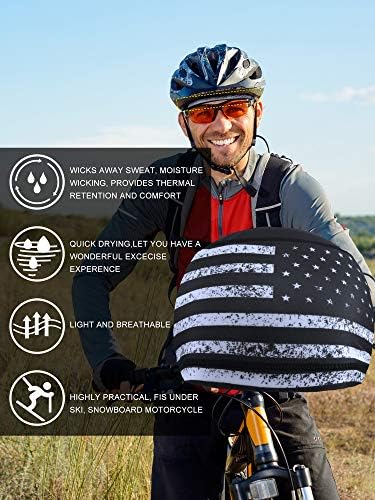 Geyoga 4 Adet Soğutma Kafatası Kap Ter Esneklik Kask Astar Koşu Bere bisikletçi şapkası Astar Erkekler Kadınlar için