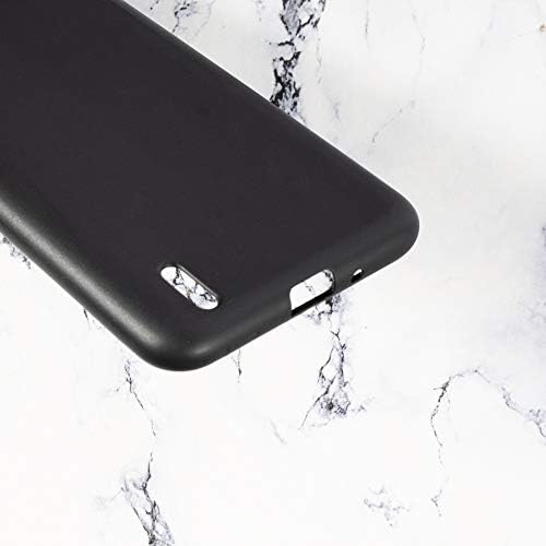 AQGG ıçin Oppo Realme C20 [6.5] Kılıf, yumuşak Silikon Tampon Kabuk Siyah Esnek Kauçuk Telefon Koruyucu Kılıflar TPU Kapak ıçin