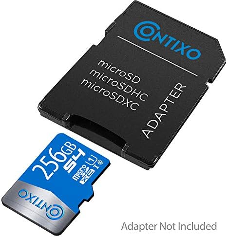 Contixo Micro SD Hafıza Kartı-95 MB/s'ye (256 GB)kadar Cep Telefonu, Tablet, Uçak, Kulaklık, Kamera, SD Hafıza Kartı ile uyumlu