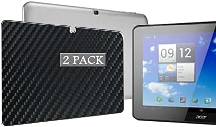 Vaxson 2-Pack Arka Koruyucu Film, Acer ıconia Tab 10.1 ile uyumlu A510 Siyah Sticker Cilt [Değil Temperli Cam Ekran Koruyucular