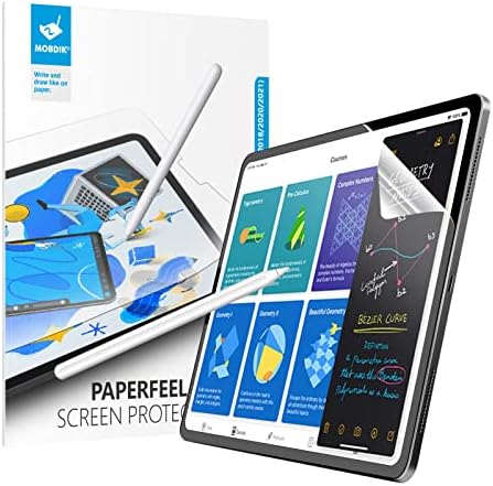 [2 PAKET] Paperfeel Ekran Koruyucu iPad Air 4. Nesil (10.9 inç, 2020) /iPad Pro 11 (2021 ve 2020 ve 2018 Modelleri) ile uyumlu,