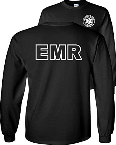 Adil Oyun İlk Müdahale Uzun Kollu T-Shirt Acil Sağlık Hizmetleri EMS EMT EMR