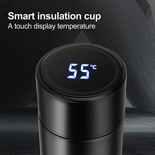 NC Akıllı Vakum Kupa Paslanmaz Çelik Su Şişesi LED Dijital Sıcaklık Göstergesi Kahve Kupa Akıllı Vakum Kupa 500 Ml