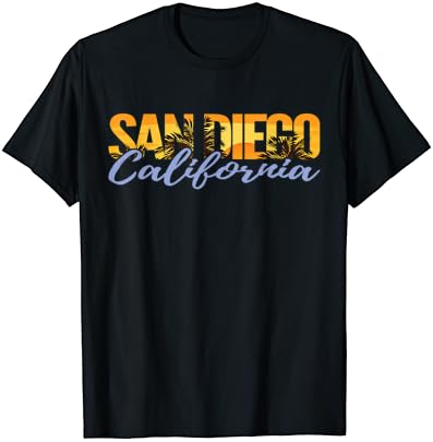 San Diego California Plaj Tatil Tişörtü