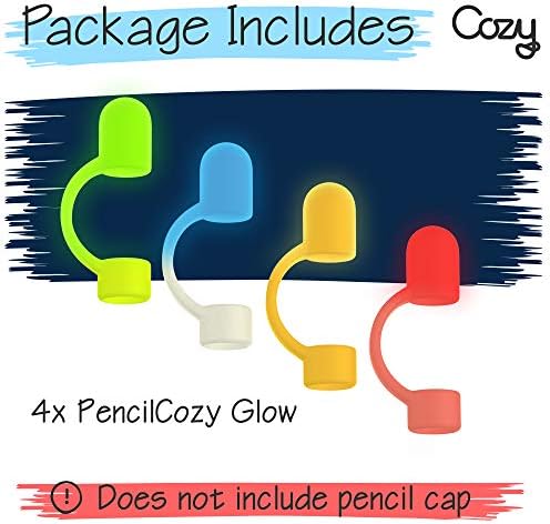 [4-Pack] PencilCozy için Apple Kalem Kap Tutucu, Koruyucu Kapak & Urgan Hasarı Önlemek, Apple iPad ile Çalışır Pro Apple Kalem