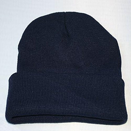 Unisex Örgü Bere Şapka Kafatası Kap Örgü Şapka Bere Kapaklar Kış Sıcak Şapka Kaflı Düz Kafatası Örgü Şapka Kap