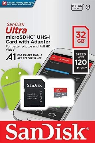 Ultra 32 GB microSDHC Micromax Tuval Şövalye Cameo için Çalışır Artı SanFlash ve SanDisk tarafından Doğrulanmış (A1/C10/U1/8