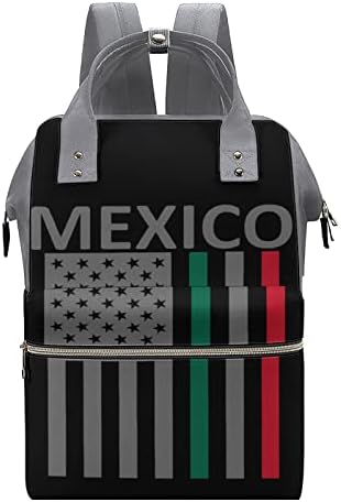 Amerikan Bayrağı Meksika Baskılı Bebek Bezi Çantası Bebek Bagpack Nappy Çantalar Su Geçirmez Seyahat omuzdan askili çanta Anne