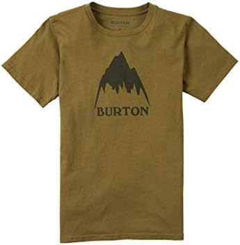 Burton Erkek Minishred Klasik Dağ Yüksek kısa kollu T-Shirt, Gri Heather